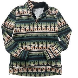 DepartWest Pullover Sweater Mens Large Aztec Western Cowboy